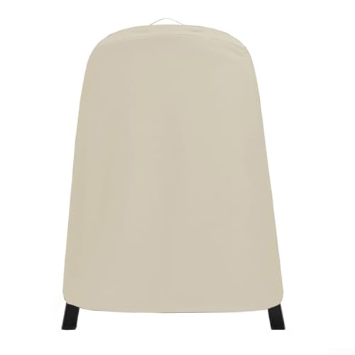 TONIXY Runde Grillabdeckung, 210D, wasserdicht, Schutz für Regen und Staub, mit eng anliegender Passform, 89 x 69 x 115 cm, in Grau, Schwarz, Weiß oder Braun (c) von TONIXY