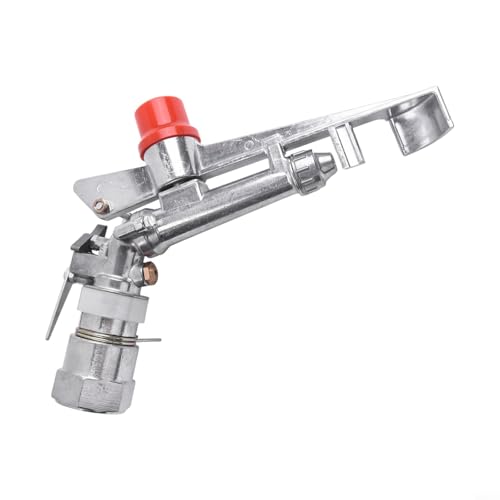 TONIXY Sprinkler für Rasen, Gartensprinkler, Bewässerungsspray, 35–40 m, große Fläche, Wasser, 2,5 cm, verstellbar, für Rasen, Garten, Zinklegierung von TONIXY