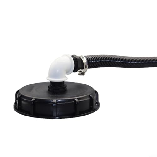 TONIXY Tankadapter, Ibc Tankarmaturen Ibc Wasserhahn DN150 mit 25/32 mm Spiralschlauch und Anschlussset für automatische Füllmaschine (25 mm) von TONIXY