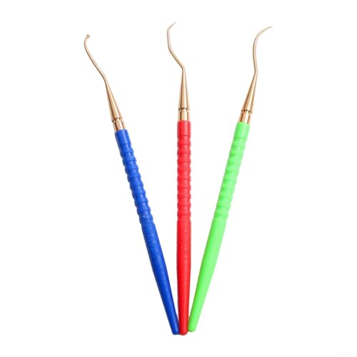 TONIXY Tauchen O-Ring Entferner Regler Tauchen Werkzeug Set 3 Stück O-Ring Entferner Griff Messing Pick Haken von TONIXY