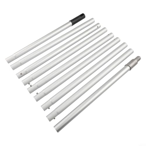 TONIXY Teleskopstange aus Aluminium, 9 Abschnitte, ausziehbar, für hohe Decken, Fenster, Ventilatoren, Reinigung, 3,6 m Reichweite TONIXY Teleskopstange aus Aluminium, 9 Abschnitte, ausziehbar, für hohe Decken, Fenster, Ventilatoren, Reinigung, 3,6 m Reichweite von TONIXY