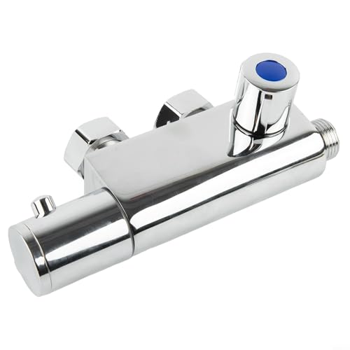 TONIXY Thermostat-Duscharmatur, Thermostatmischer, Ventil, Wohnmobil, Dusche, modern, vertikal, geeignet für statische Wohnwagen von TONIXY