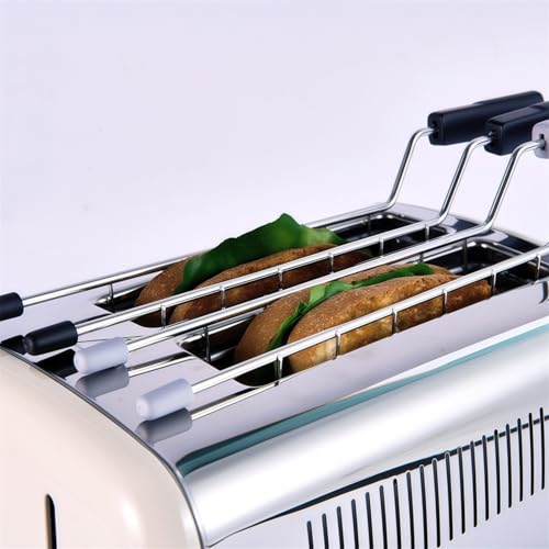 TONIXY Toastständer Sandwichkäfig Edelstahl Brothalter Clip für Zuhause Frühstück Bagel Herstellung 43 cm (schwarz) von TONIXY