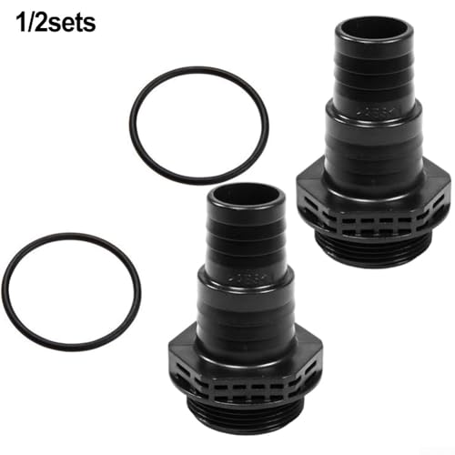 TONIXY Umwälzpumpen-Wasserauslassanschluss mit O-Ring für SPS25 SPS50 SPS75 SPS100 Poolausrüstungsteile (2 Sets) von TONIXY