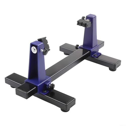 TONIXY Verstellbarer Leiterplattenhalter Leiterplattenhalter Werkzeug, Metallbasis Löt-Reparaturwerkzeug mit 4 verstellbaren Klemmen (klein) von TONIXY
