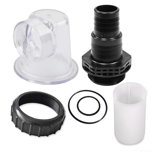 TONIXY Vorfilterdeckel mit transparenter Abdeckung, Korb, O-Ring-Schraubfitting für SPS25 SPS50 SPS75 SPS100 Poolpumpe TONIXY Vorfilterdeckel mit transparenter Abdeckung, Korb, O-Ring-Schraubfitting für SPS25 SPS50 SPS75 SPS100 Poolpumpe von TONIXY