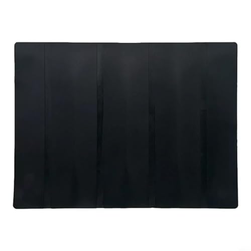 TONIXY Wärmedämmende Tischmatte, wasserdichte Picknick-Matte, ölbeständiges Gummi-Tischset für Outdoor-Essen, Picknick, Grillen (schwarz) von TONIXY