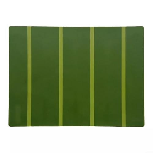 TONIXY Wärmedämmende Tischmatte, wasserdichte Picknickmatte, ölbeständiges Gummi-Tischset für Outdoor-Essen, Picknick, Grillen (grün) von TONIXY
