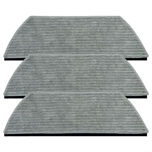 TONIXY Wischmopp-Pads für Shark AV2800ZE RV2820YE RV2820ZE Roboter-Staubsauger-Ersatzteile, waschbares Reinigungszubehör für mehrere Oberflächen (3 Stück) von TONIXY