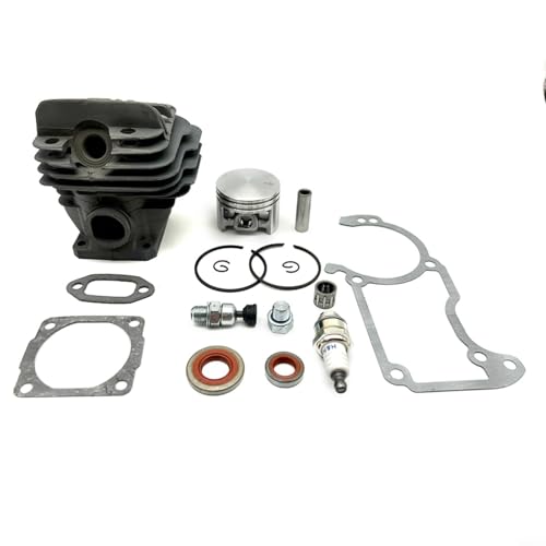 TONIXY Zylinder- und Kolben-Set für Kettensäge 026 M60 026PRO 44,7 mm plattiertes Legierungsmaterial Wärmebehandlung Korrosionsschutz von TONIXY