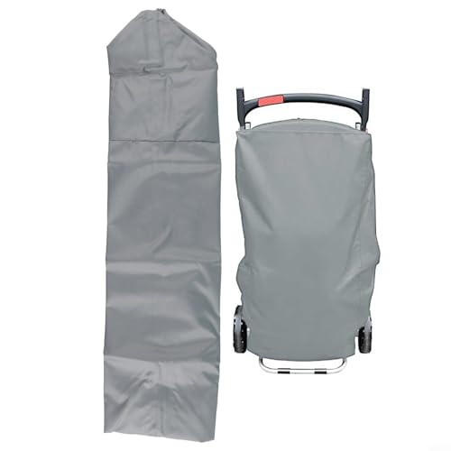 Tragbare Gasgrillabdeckung für Weber 9010001 Traveler Modell aus reißfestem, wasserdichtem 210D Oxford-Polyestergewebe mit windabweisenden Sicherheitsgurten von TONIXY