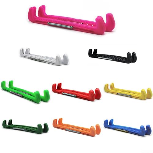Verstellbare Schlittschuhschoner zum Schutz vor Beschädigungen, ideal für Eisschnellläufer (Rosa) von TONIXY