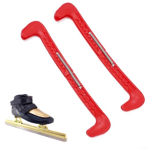 Verstellbare Schlittschuhschoner zum Schutz vor Beschädigungen, ideal für Eisschnellläufer (dunkelgrün) von TONIXY