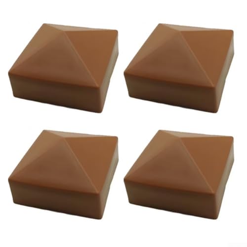 Zaunpfostenabdeckungen aus Kunststoff schützen Ihre Holzpfosten mit Stil, erhältlich in Sets von 4, 12 oder 24 (4 Stück) von TONIXY