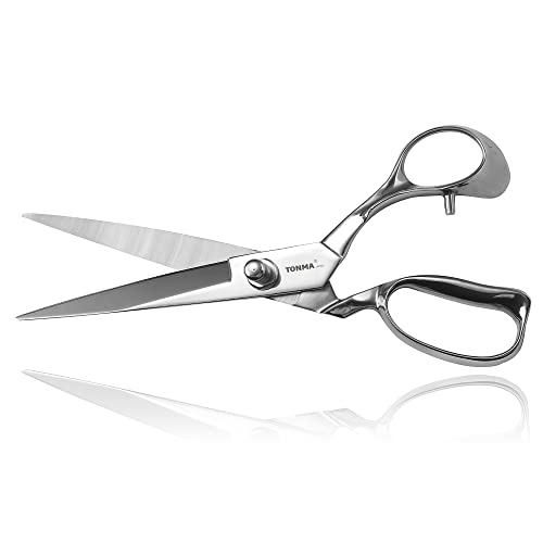 TONMA Nähschere 30 cm [Made in Japan] – Professionelle Schneiderschere aus rostfreiem Stahl für Stoffe, Leder & Patchwork, Hochwertige Stoffschere mit Spiegelfinish (Schwerlast-Schere) von TONMA JP