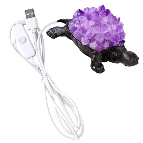 TONXX 1PC Natürliche Amethyst Blumen Cluster Geschnitzte Schildkröte Tierfiguren Energie Edelsteine Heimdekoration TONXX 1PC Natürliche Amethyst Blumen Cluster Geschnitzte Schildkröte Tierfiguren Energie Edelsteine Heimdekoration von TONXX
