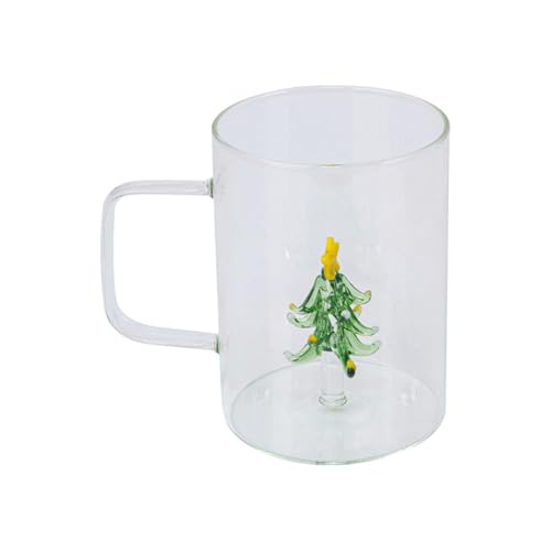 TONXX Glasbecher in Weihnachtsbaumform, funktionaler Weihnachtsbaum-Glasbecher, Zuckerstangen-Getränkebecher für Weihnachtsliebhaber TONXX Glasbecher in Weihnachtsbaumform, funktionaler Weihnachtsbaum-Glasbecher, Zuckerstangen-Getränkebecher für Weihnachtsliebhaber von TONXX