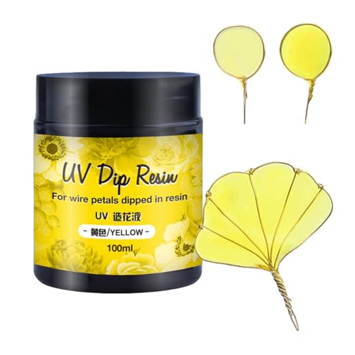 TONXX UV-DIP-Harzkleber für Draht-Blütenblätter, transparent, flüssig, Ultraviolett, zum Aushärten von Kristallkleber, Schmuckherstellung für Anfänger TONXX UV-DIP-Harzkleber für Draht-Blütenblätter, transparent, flüssig, Ultraviolett, zum Aushärten von Kristallkleber, Schmuckherstellung für Anfänger von TONXX