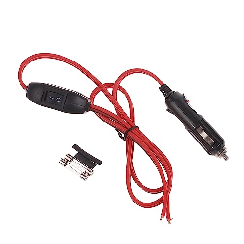 TONXX Universal 12V/24V Cigarette Lighter Male Plug Cable with 2.5mm² Wire for Car Chargers, LED Lights, Fans and Vacuums TONXX Universal 12V/24V Cigarette Lighter Male Plug Cable with 2.5mm² Wire for Car Chargers, LED Lights, Fans and Vacuums von TONXX