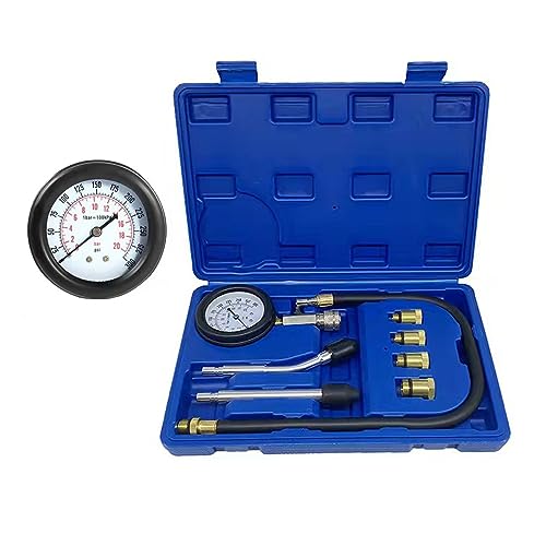 TONZACK Kompression Tester Kit,Standard Kompressionsprüfer Benzin 0-20 bar & 0-300 psi,Auto Kompressionstester für Motor Kompression prüfen meßen Kfz M10 M12 M14 M18 TONZACK Kompression Tester Kit,Standard Kompressionsprüfer Benzin 0-20 bar & 0-300 psi,Auto Kompressionstester für Motor Kompression prüfen meßen Kfz M10 M12 M14 M18 von TONZACK