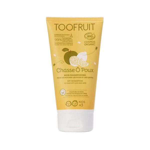 TOOFRUIT Anti-Läuse Haarshampoo Apfel-Zitrone speziell für Kinder, Inhalt: 150ml von TOOFRUIT