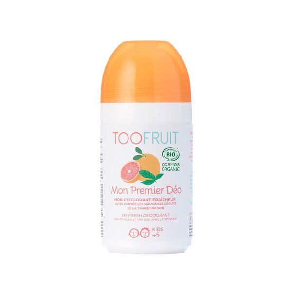TOOFRUIT Mein Erster Deoroller für Kinder Duft Grapefruit-Minze, Inhalt: 50ml von TOOFRUIT