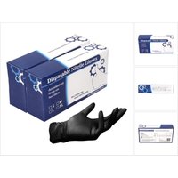 Toolbrothers - Nitril Einweg Handschuhe in Spenderbox Schwarz / Black 200 Stück Größe s / Small - nicht Steril von TOOLBROTHERS