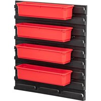 Rhino Container Set Nr. 4 Werkstattwand mit 4 Behältern für l Organizer Höhe m+ / l und l Drawer 3 - Toolbrothers von TOOLBROTHERS