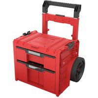 Toolbrothers - rhino l Drawer 2 Cart Plus ultra - Mobiler Schubladen Werkzeugkoffer 9,5 l 12 l mit Doppelteleskopgriff von TOOLBROTHERS