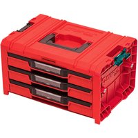 Rhino l Drawer 3 ultra Organize+ Werkzeugkoffer 450 x 310 x 244 mm 13,5 l stapelbar IP54 mit 3 Schubladen - Toolbrothers von TOOLBROTHERS