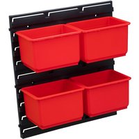Toolbrothers - rhino Container Set Nr. 1 Werkstattwand mit 4 Behältern für rhino xxl Koffer von TOOLBROTHERS