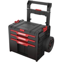 Rhino l Drawer 3 Cart Plus eco - Mobiler Schubladen Werkzeugkoffer 2x 4,5 l 12 l mit Doppelteleskopgriff - Toolbrothers von TOOLBROTHERS