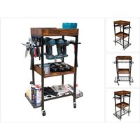 Toolbrothers - Werkstatt Garagen Wagen für Elektro und Hand Werkzeuge aus Metall 86 x 45 x 30 cm ( l x b x t ) Transportrollen mit Bremsen von TOOLBROTHERS