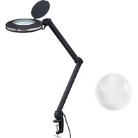 2178491 LED-Lupenleuchte Schwarz 5' 127 mm mit Klemmhalterung 5D 1.75x - Toolcraft von TOOLCRAFT