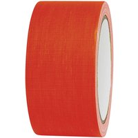 Toolcraft - 80FL5025OC 80FL5025OC Gewebeklebeband 80FL5025OC Neonorange (l x b) 25 m x 50 mm 1 St. von TOOLCRAFT