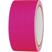 Toolcraft - 80FL5025PC 80FL5025PC Gewebeklebeband 80FL5025PC Neonpink (l x b) 25 m x 50 mm 1 St. von TOOLCRAFT