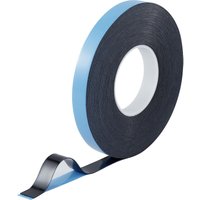 Toolcraft - 93038c186 93038c186 Doppelseitiges Klebeband Blau, Schwarz (l x b) 30 m x 20 mm 1 St. von TOOLCRAFT