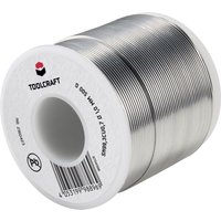 Toolcraft - Lötzinn, bleifrei Spule Sn99,3Cu0,7 ROL1 500 g 1 mm von TOOLCRAFT