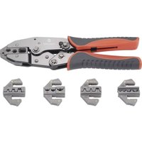 [GEBRAUCHT] B-Ware Toolcraft Crimpzangen Set Crimpzange 6teilig Isolierte Kabelschuhe Unisoliert von TOOLCRAFT