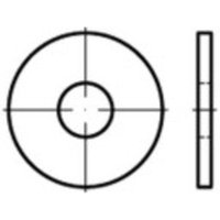 [GEBRAUCHT] Toolcraft Unterlegscheiben Scheiben 10.5 Mm 30 Mm Stahl Galvanisch Verzinkt B-Ware von TOOLCRAFT