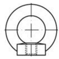 Gebraucht] Toolcraft 109394 M10 Ringmuttern Muttern B-Ware von TOOLCRAFT