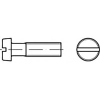 Gebraucht] Toolcraft To 6865242 Zylinderkopfschraube Schraube M4 25mm Schlitz Messing 200 St B-Ware von TOOLCRAFT