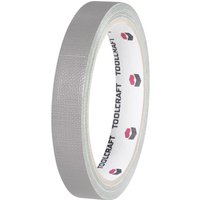 Toolcraft - HEB15L10AC HEB15L10AC Gewebeklebeband HEB15L10AC Grau (l x b) 10 m x 15 mm 1 St. von TOOLCRAFT