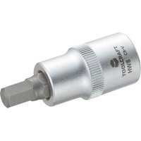 Toolcraft - 816158 Innen-Sechskant Steckschlüssel-Bit-Einsatz 8 mm 1/2' (12.5 mm) von TOOLCRAFT
