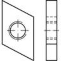 [NEUWERTIG] B-Ware TOOLCRAFT 161556 M8 100 St. Gewindeplatten Hammerkopfschrauben Gewinde-Platten von TOOLCRAFT
