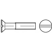 [NEUWERTIG] Toolcraft To 6867294 Senkschrauben Flachkopfschrauben 55 Mm Schlitz Stahl 200 St B-Ware von TOOLCRAFT
