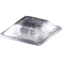 Toolcraft - PD2127C Gerätefuß selbstklebend, quadratisch Transparent (l x b x h) 12.7 x 12.7 x 3.1 mm von TOOLCRAFT