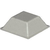 Toolcraft - PD2205G Gerätefuß selbstklebend, quadratisch Grau (l x b x h) 20.5 x 20.5 x 7.5 mm 1 St. von TOOLCRAFT