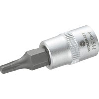 Toolcraft - T15 816081 T-Profil Steckschlüssel-Bit-Einsatz t 15 1/4' (6.3 mm) von TOOLCRAFT