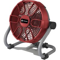 Toolcraft - TAWB-200 Akku-Ventilator 26 w (ø x h) 275 mm x 350 mm Rot, Grau, Schwarz LED-Kontrollleu von TOOLCRAFT